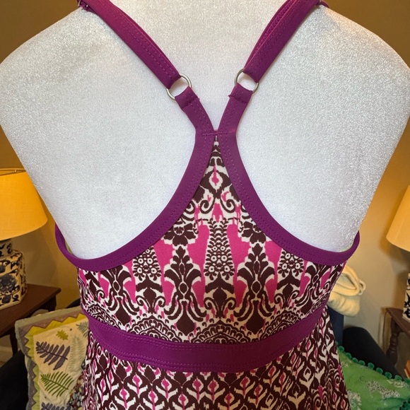 ATHLETA SHOREBREAK purple, pink, and burgundy dress - Picture 3 of 10